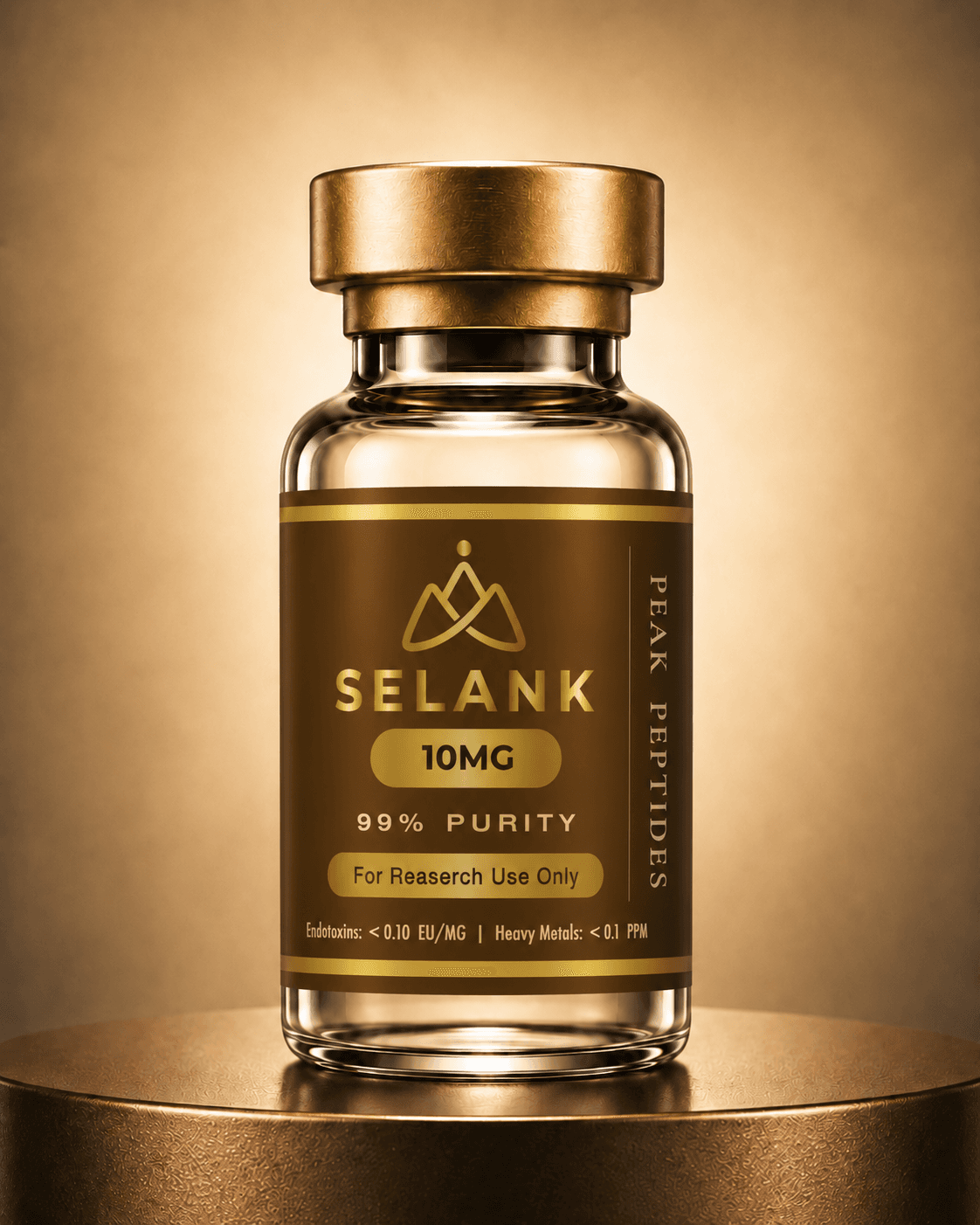 Selank research vial